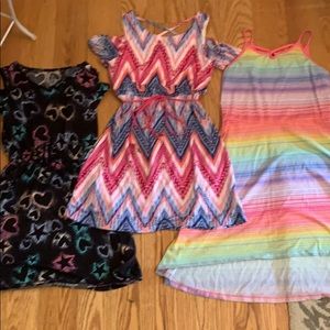 Set of 3 girls summer dresses